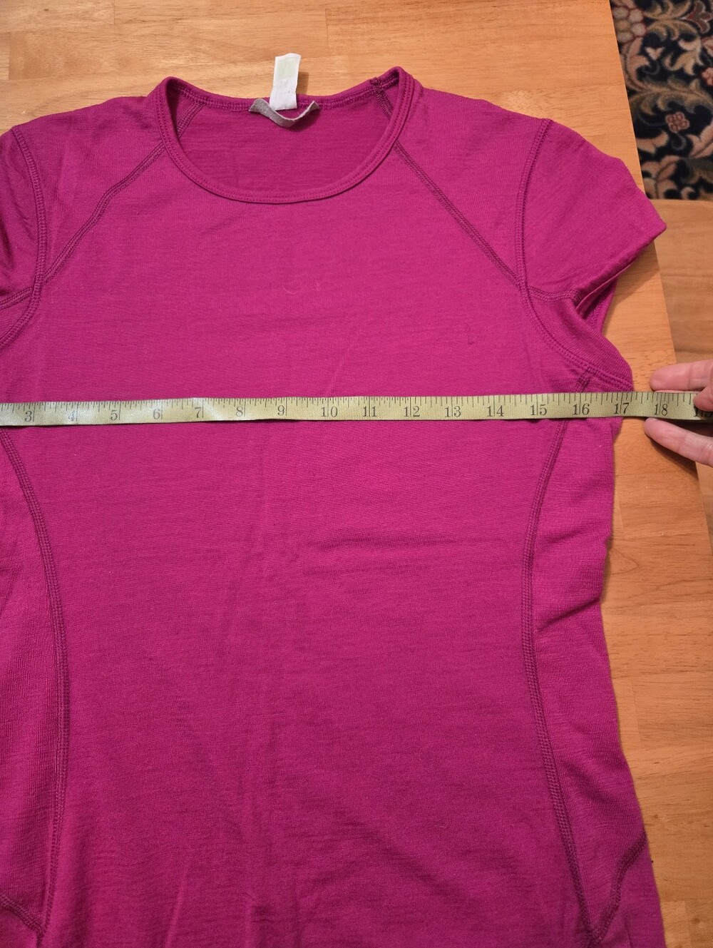 Smartwool Women's Short Sleeve Crew - Fuchsia - Picture 8 of 9